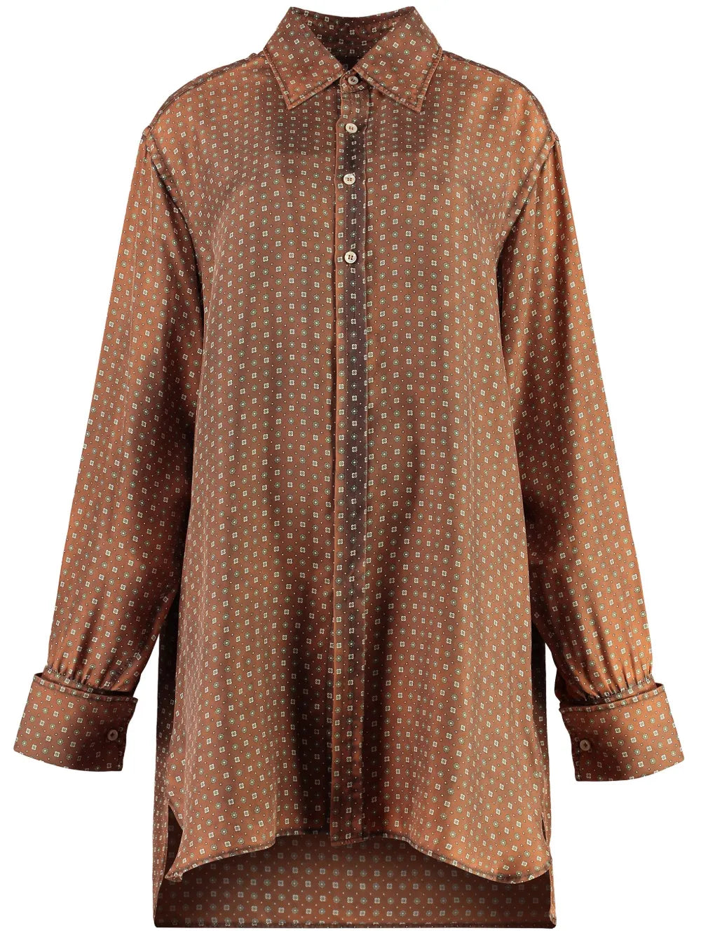 Geometric-Print Shirt
