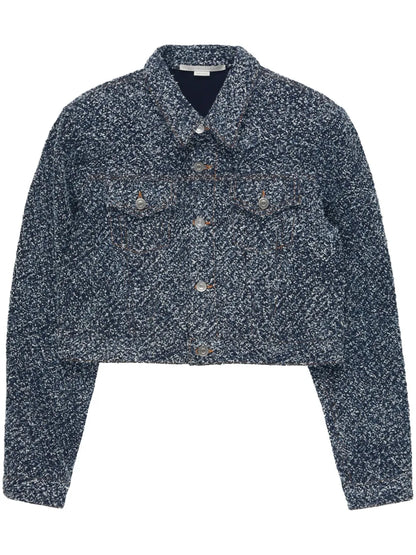 Bouclé Denim Jacket