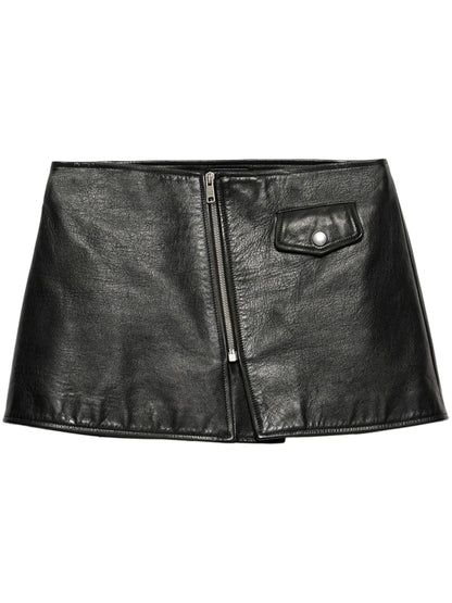 Leather Mini Skirt