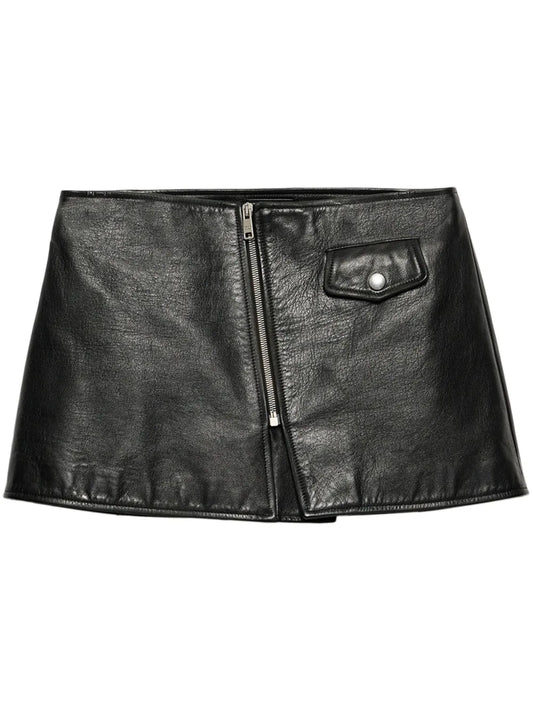 Leather Mini Skirt