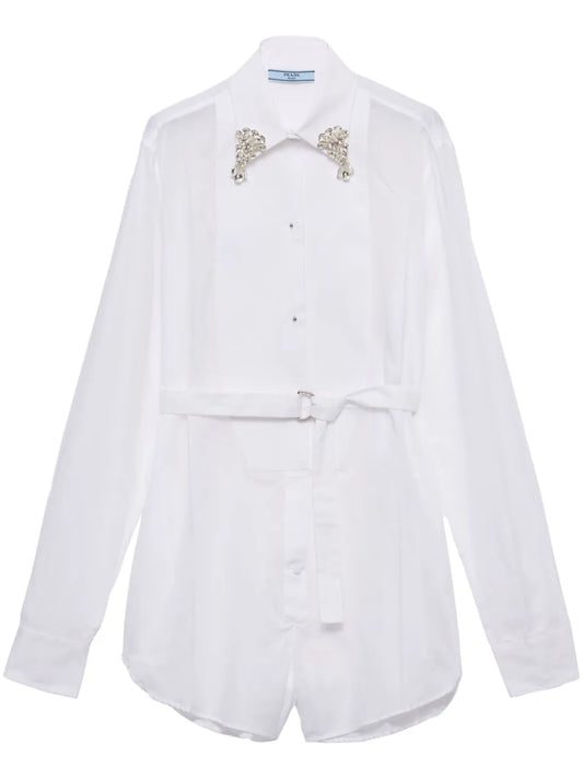 Short Batiste Jumpsuit