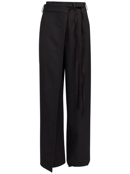 Single-Stitch Logo Flared Trousers