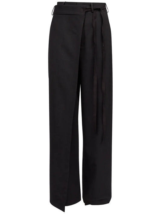 Single-Stitch Logo Flared Trousers