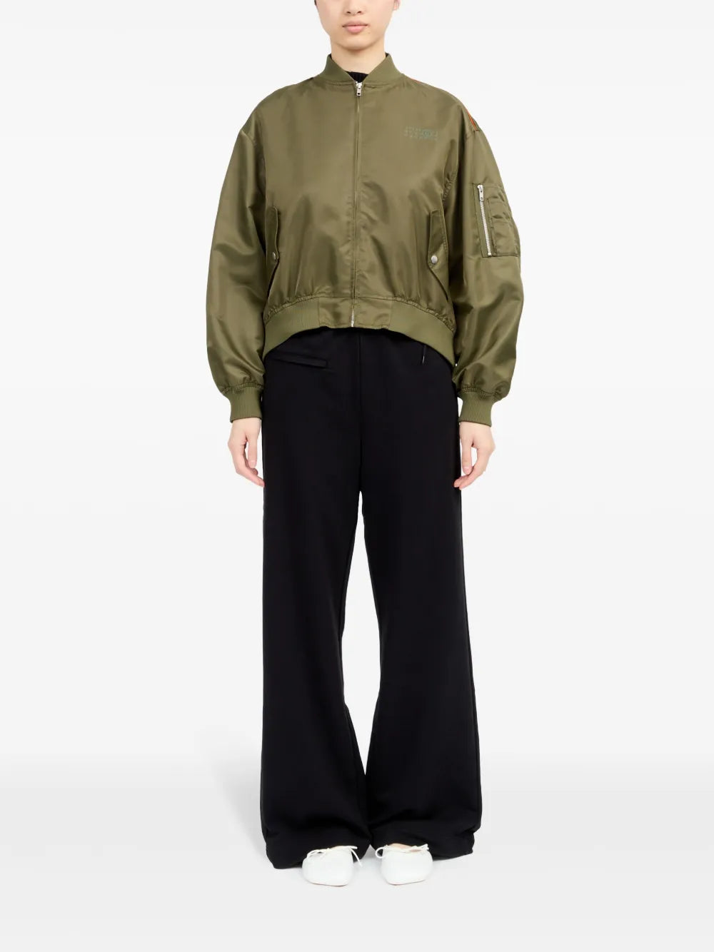 Logo-Print Zip-Up Jacket