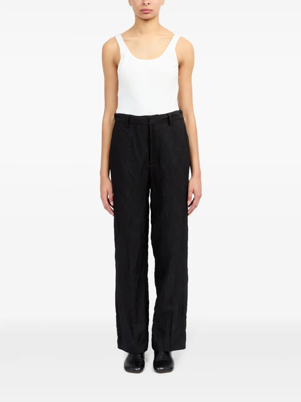 Single-Stitch Logo Flared Trousers