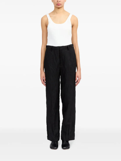 Single-Stitch Logo Flared Trousers