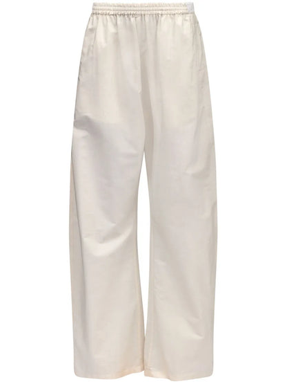 Cotton Flared Trousers
