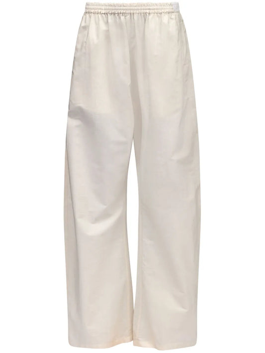 Cotton Flared Trousers