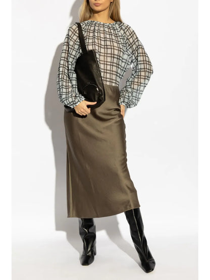 Checked Blouse