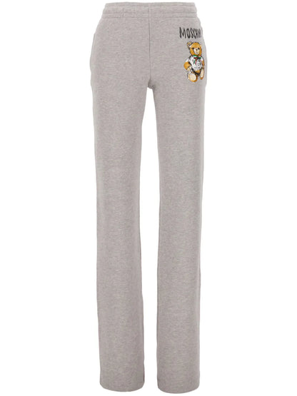 Bear-Print Cotton Joggers