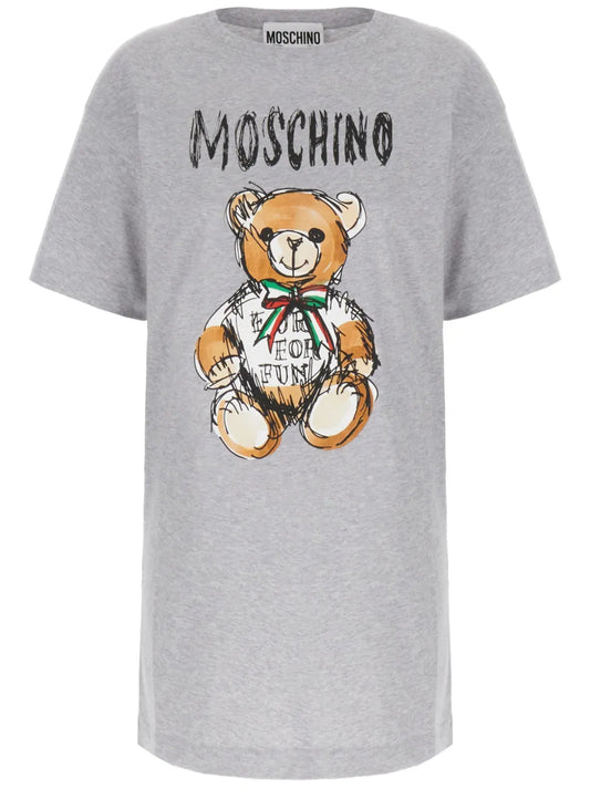 Teddy-Bear Cotton Dress