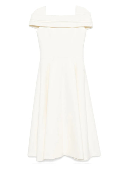 Square-Neck Midi Dress