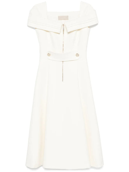Square-Neck Midi Dress