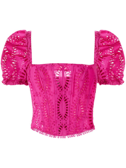 Nivak Broderie-Anglaise Corset Top
