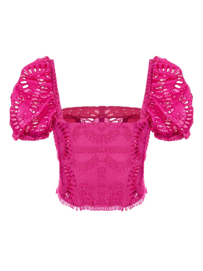 Nivak Broderie-Anglaise Corset Top