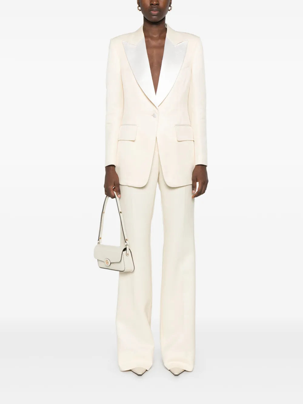 Wide-Leg Tailored Trousers