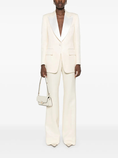 Wide-Leg Tailored Trousers