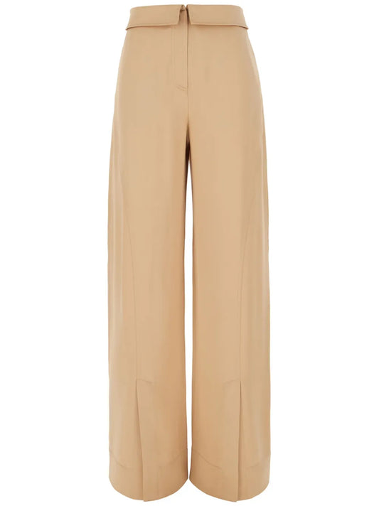Concealed-Fastening Palazzo Trousers