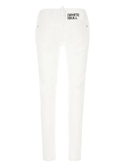 Logo-Patch Skinny Jeans