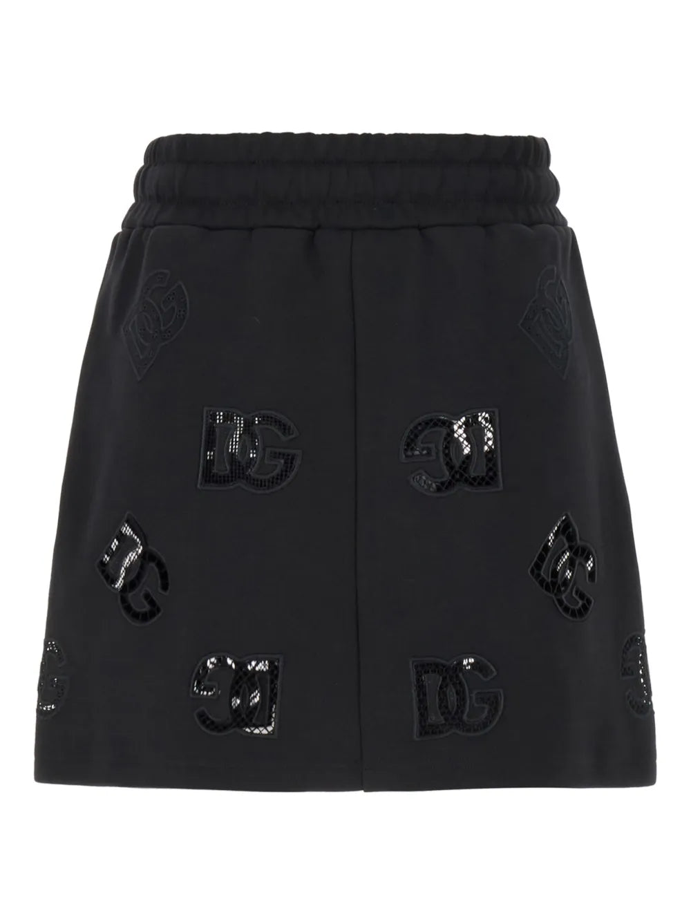 Logo-Patch Jersey Mini Skirt