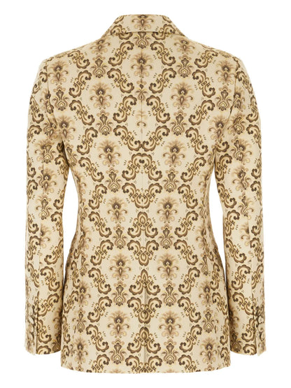 Embroidered Blazer