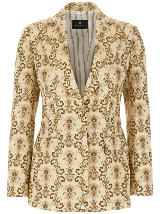 Embroidered Blazer