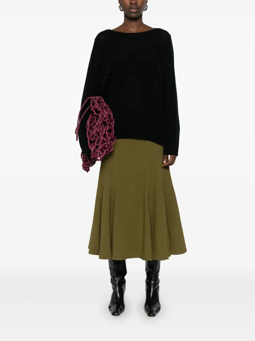 Open-Knit Sweater