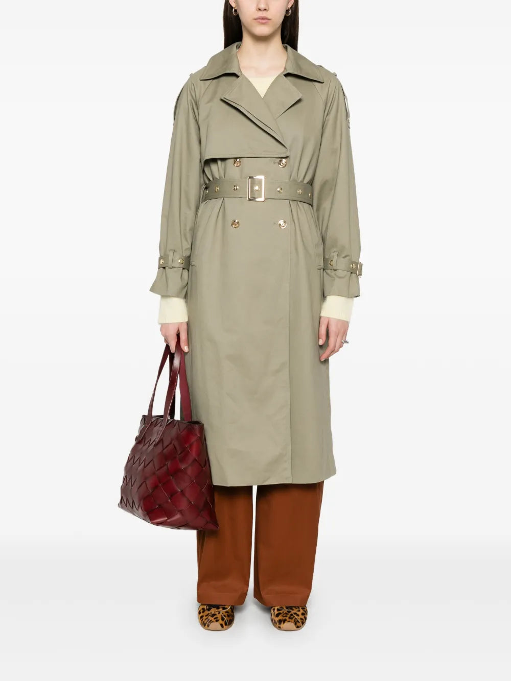 Double-Breasted Trench Coat