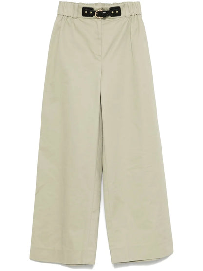 Embossed-Logo Trousers