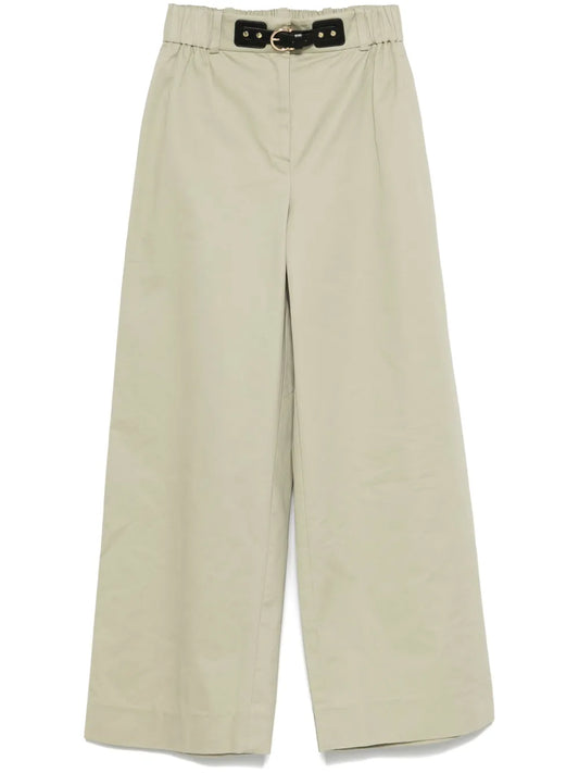 Embossed-Logo Trousers