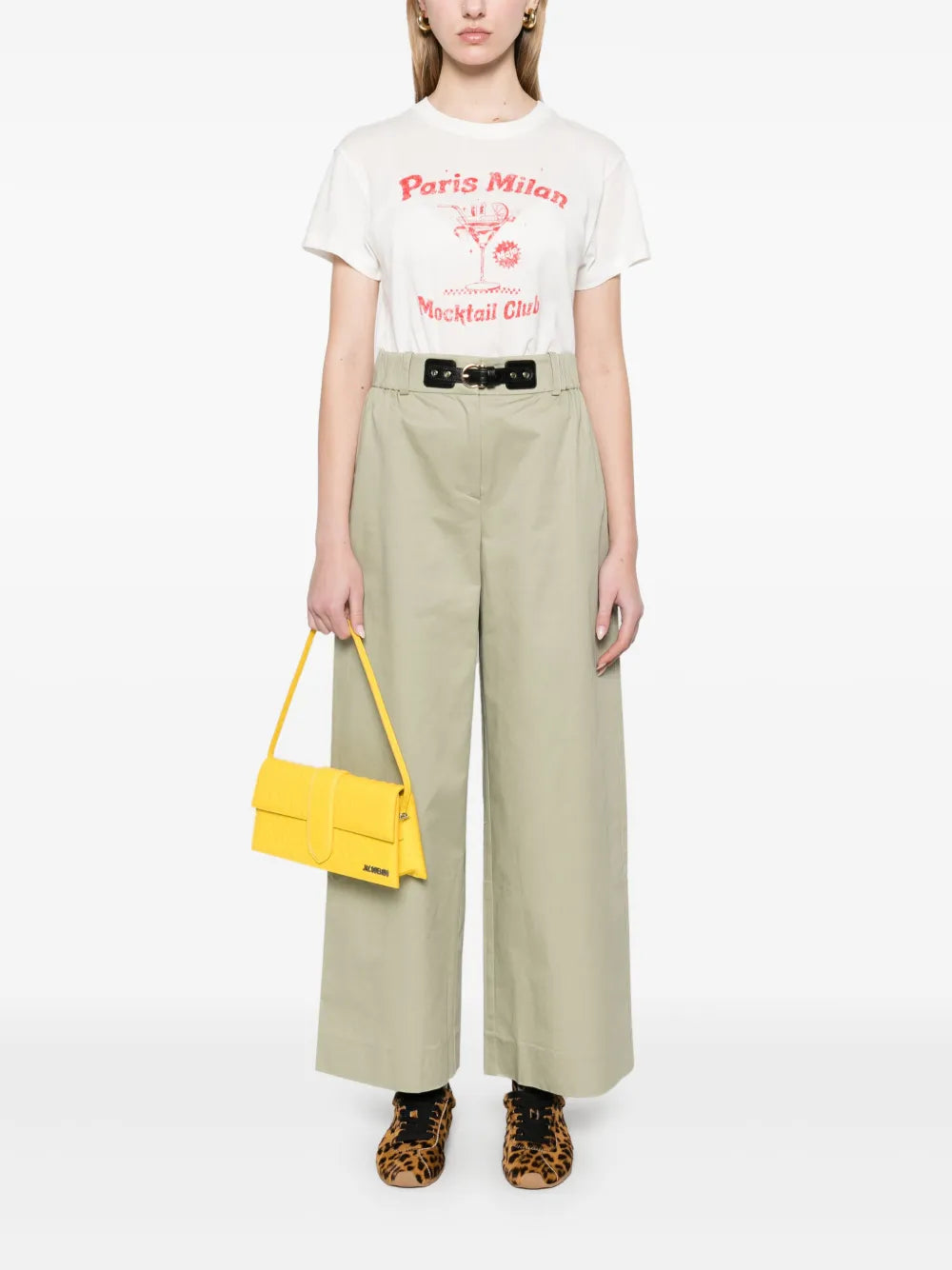 Embossed-Logo Trousers