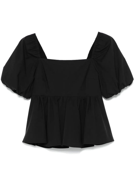 Puff-Sleeves Blouse