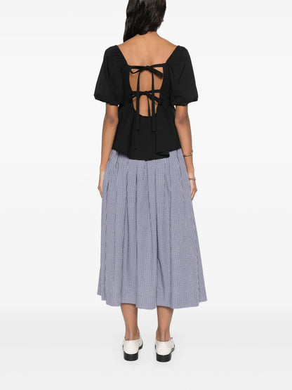 Puff-Sleeves Blouse