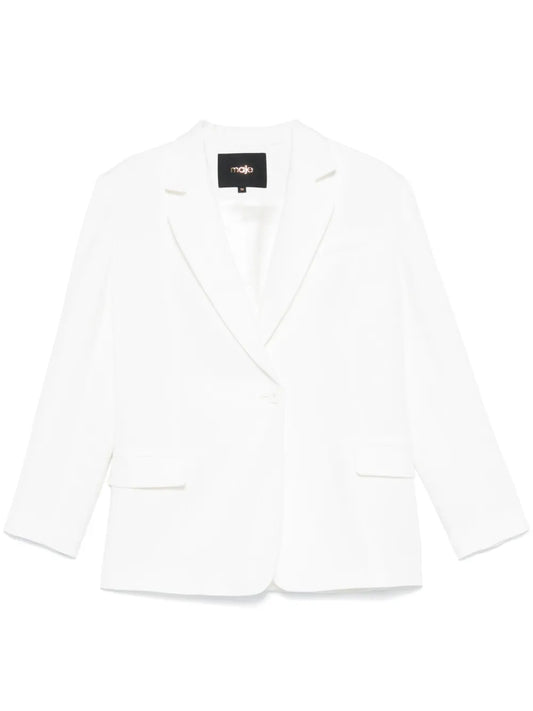 Slub-Textured Blazer