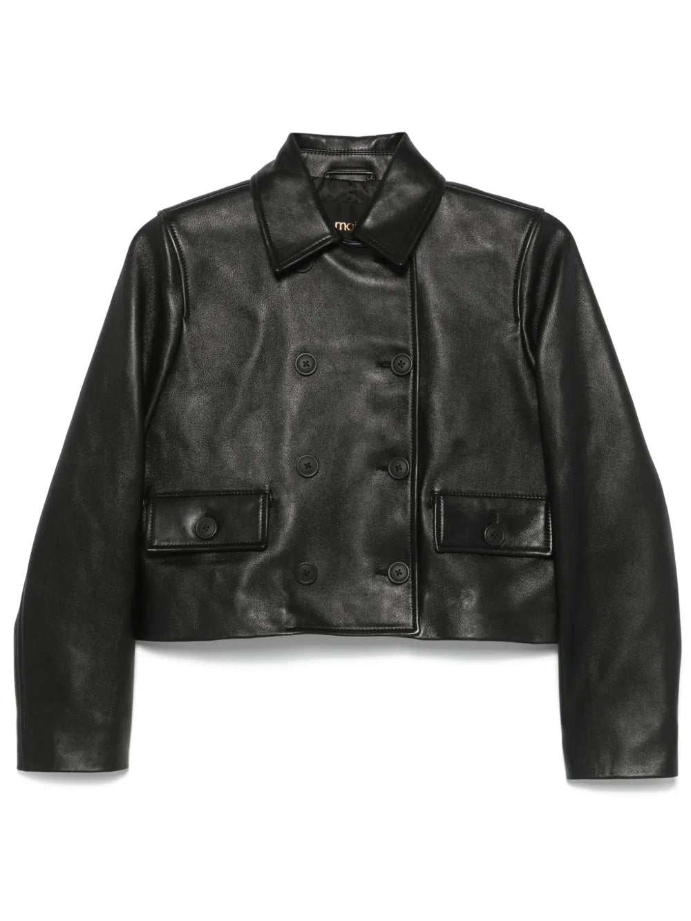 Cropped Leather Jacket