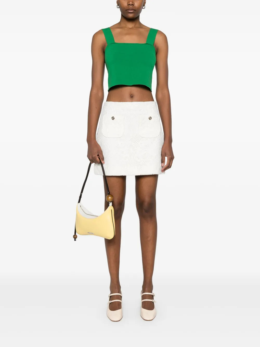 Square-Neck Crop Top