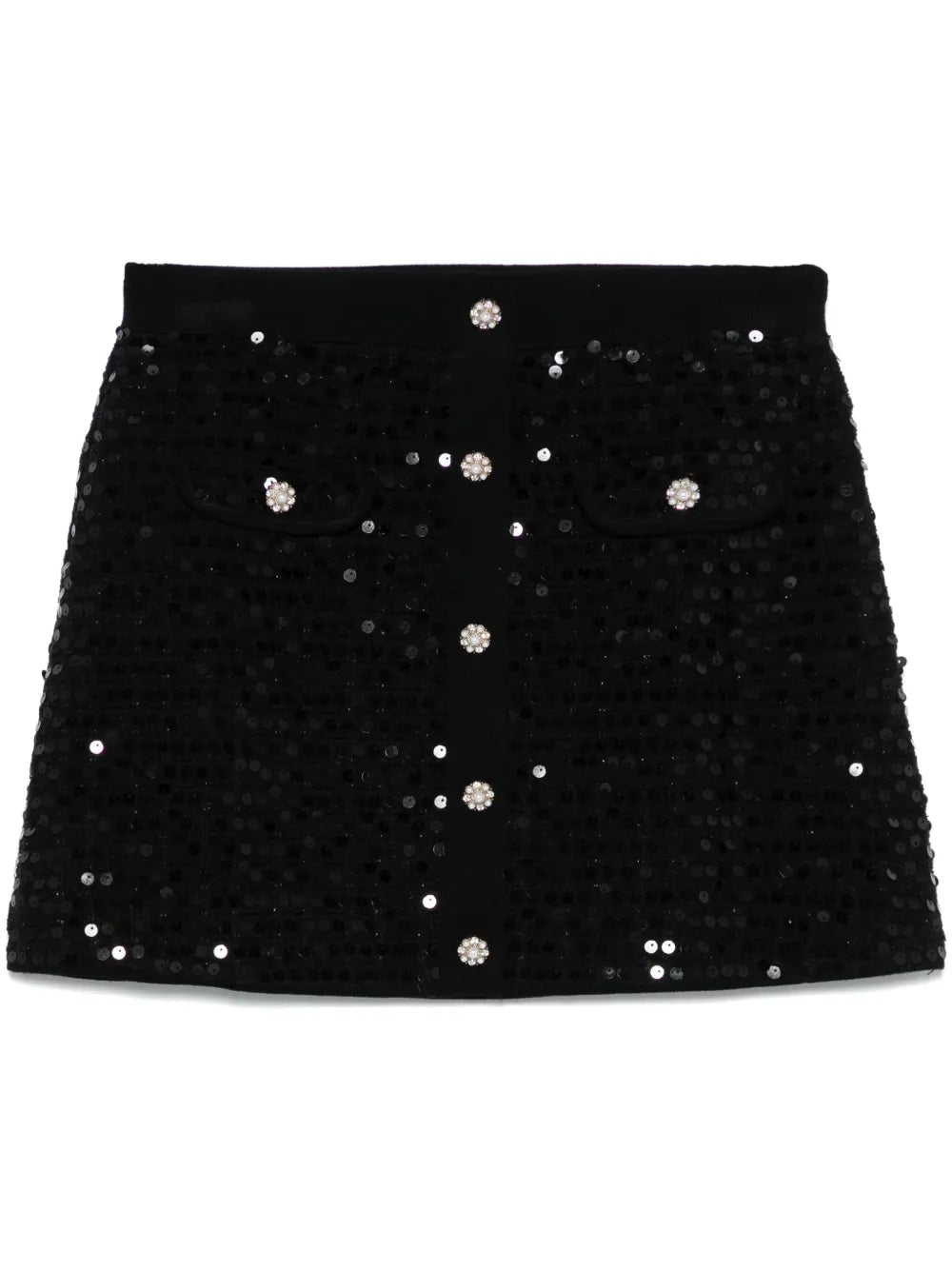 Sequinned Mini Skirt