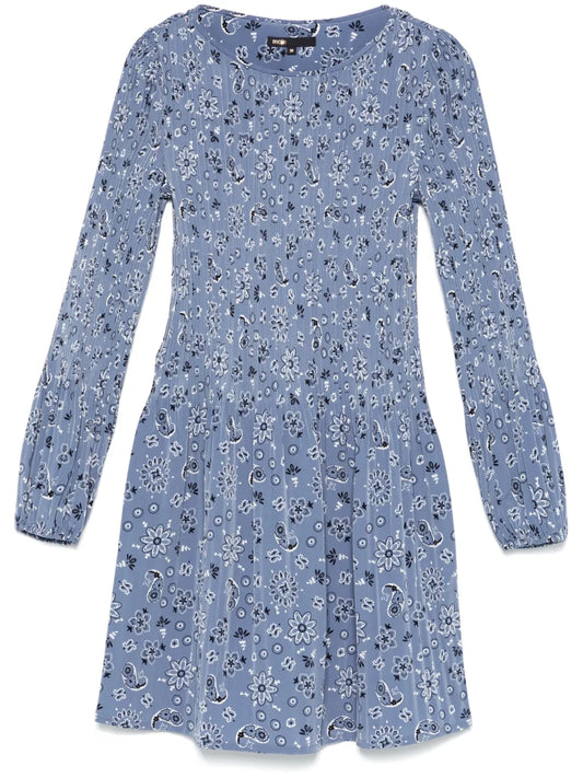 Floral-Print Mini Dress