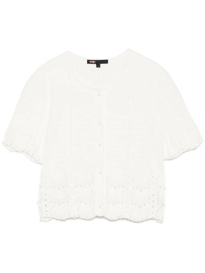 Faux-Pearl Detailed Top