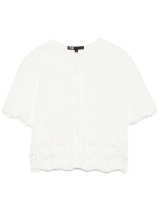 Faux-Pearl Detailed Top