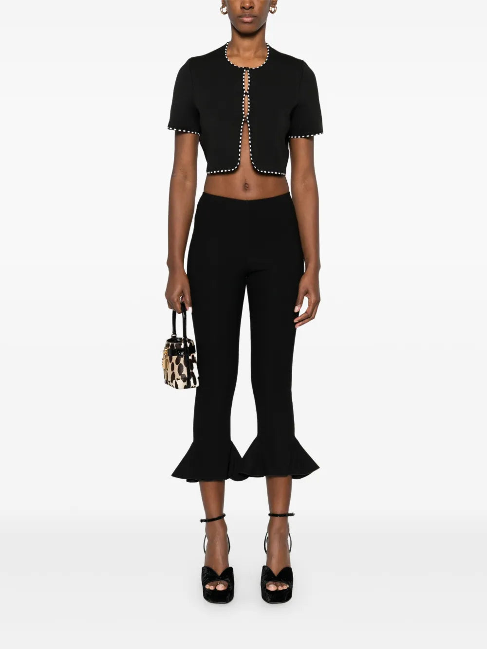 Short-Sleeves Crop Top