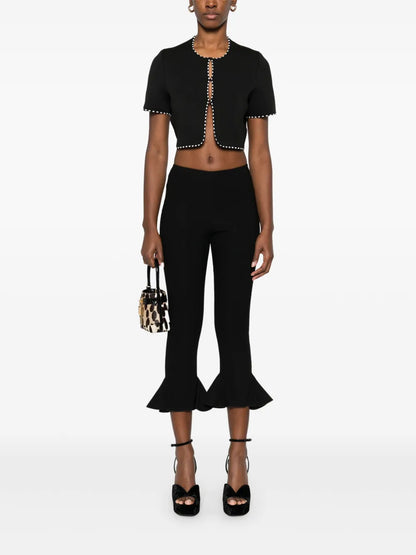 Short-Sleeves Crop Top