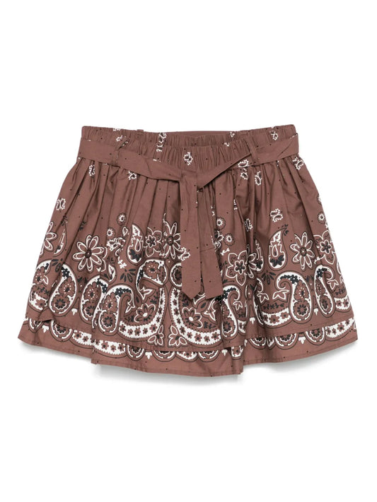 Bandana-Print Shorts