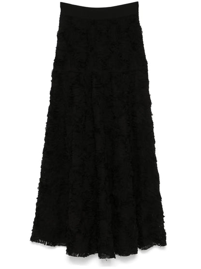 Embroidered Maxi Skirt