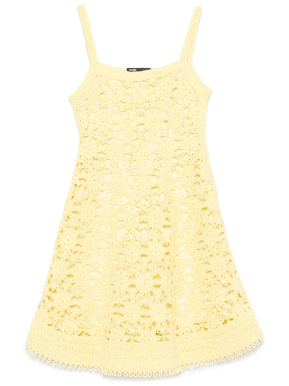 Crochet-Knit Dress