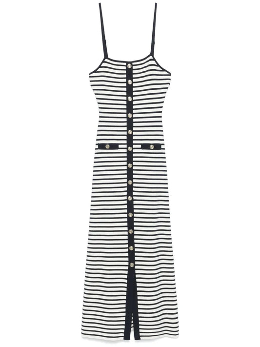 Striped Midi Dress