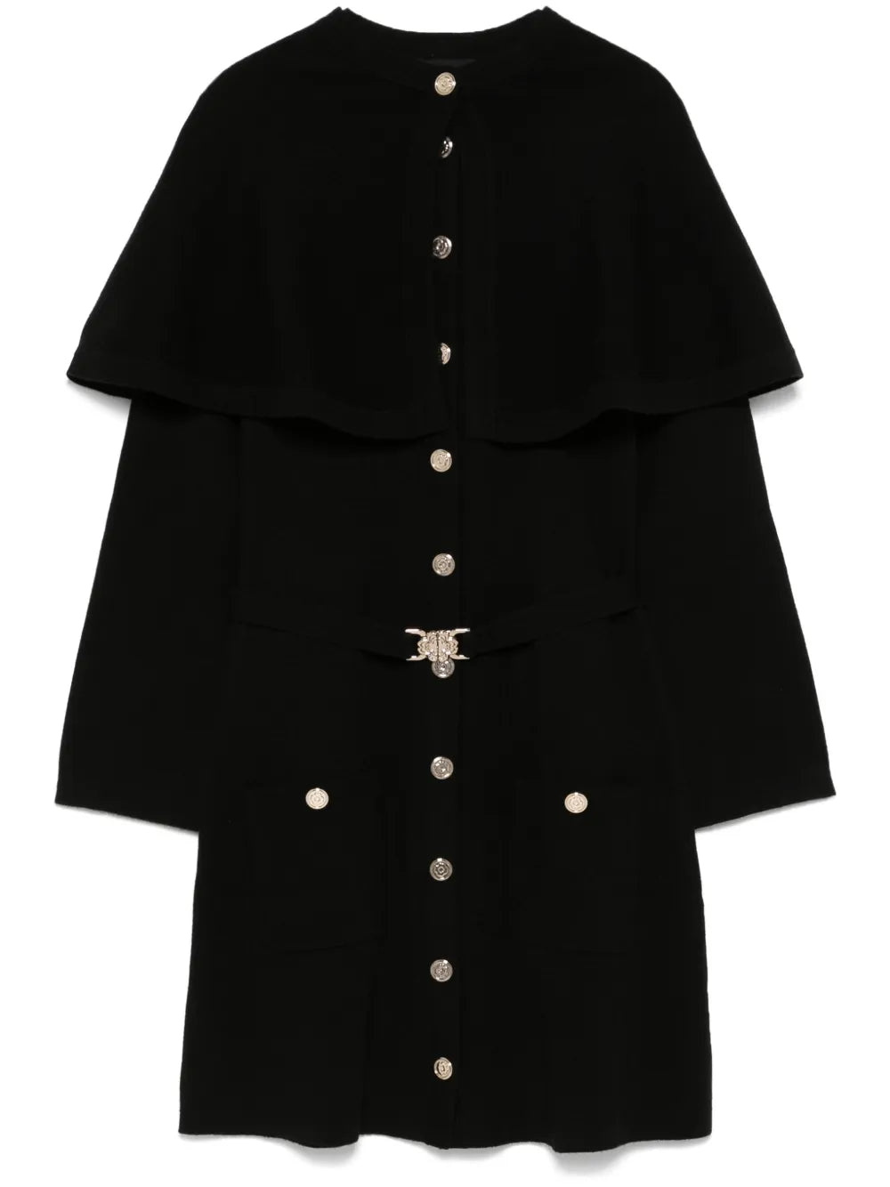 2-In-1 Knitted Cape Dress