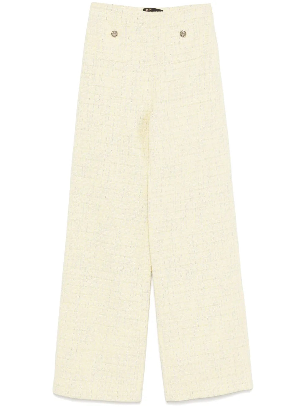 Tweed Straight-Leg Trousers