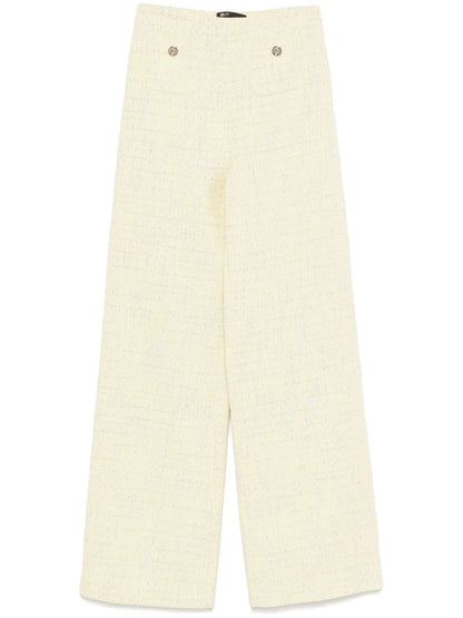 Tweed Straight-Leg Trousers