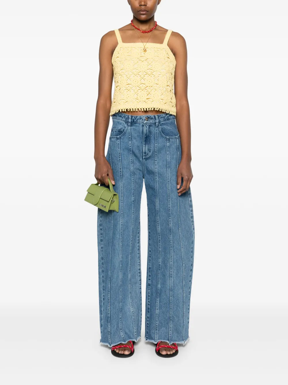 Crochet-Knit Top